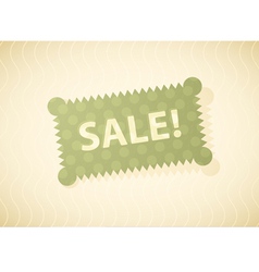 Sales Green vector image