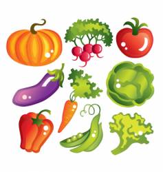 Vegetables design vector image
