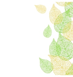 Leaves Seamless stylish pattern vector image