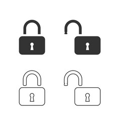 Eye icons open and closed human eyes Royalty Free Vector