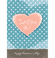 Valentines retro vector image