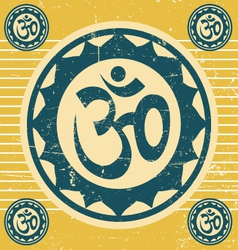 Indian ohm symbol vector image