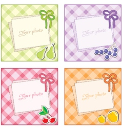 Frame photo vector image