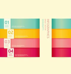 Modern soft color Design template vector image