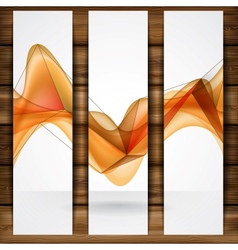Abstract Orange Smooth Waves Abstract Orange Smooth Waves vector image