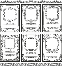 Frames and borders Frames and borders vector image