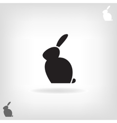 Download Vintage rabbit standing Royalty Free Vector Image