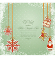 Vintage christmas vector image