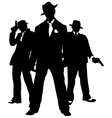 Gangster mafia vector image