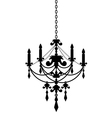 Chandelier vector image