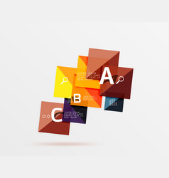 Square banner Square banner vector image