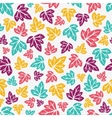 Autumn leaves pattern Hand-drawn seamless pattern Autumn leaves pattern Hand-drawn seamless pattern vector image