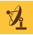The satellite antenna icon Communicate and The satellite antenna icon Communicate and vector image