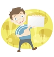 Cute Teenager vector image
