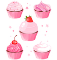 Cupcakes vector image