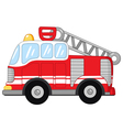 Fire truck vector image