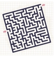 Abstract maze vector image