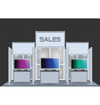 Exhibition stand vector image