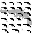 Gun collection vector image