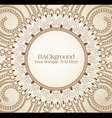Vintage floral pattern background vector image