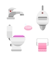 Bathroom icons symbols Bathroom icons symbols vector image