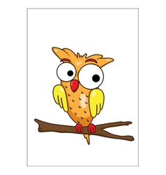 Olw cartoon vector image