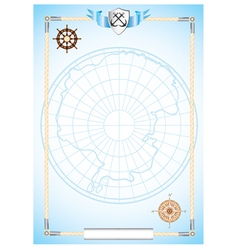 Sea frame vector image