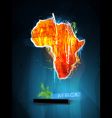 Africa poster vector image