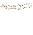 Garland color lights vector image