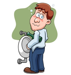 A Drunk Man vector image