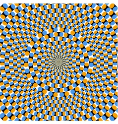 Optical effect of movement vector image