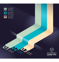 Infographic arrow diagram chart Detailed vector image