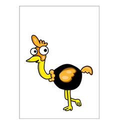 Vulture cartoon vector image