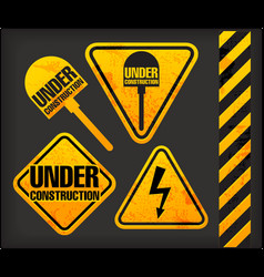 Under construction vector image