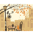 Cafe castle vector image