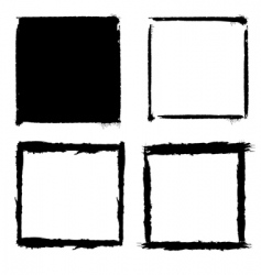 Grunge frames vector image