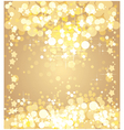 Christmas gold background vector image