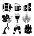 Beer icons Beer icons vector image