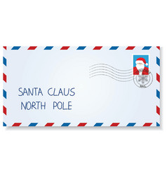 Letter to Santa Claus vector image