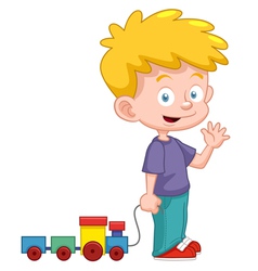 Boy vector image
