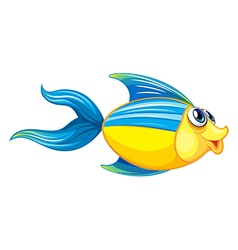Fish theme frame 1 Royalty Free Vector Image - VectorStock