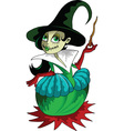 Cartoon Witch vector image