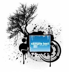 Splatter elements vector image