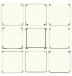 Elegant frame vector image