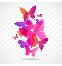 Butterflies Design Background vector image