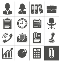 Office Icon Set vector image