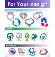 Elements for design vector image