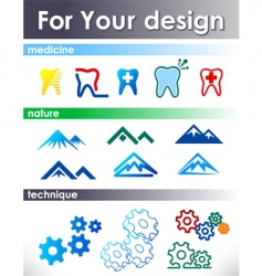 Elements for design vector image