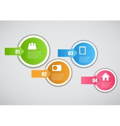 Infographic template business vector image