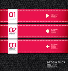 Leather pink color Design template vector image
